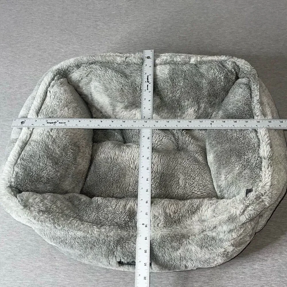 NanDog Super Cloud Reversible Pearl River Gray Dog & Cat Bed